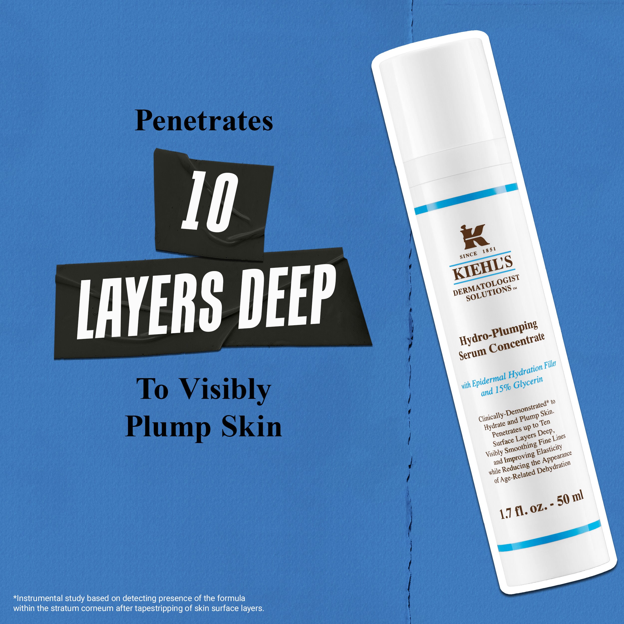 purenas Hydro-Plumping Clear Serum 2本 Hydro-Plumping Hydrating Face Serum Concentrate - Kiehl's